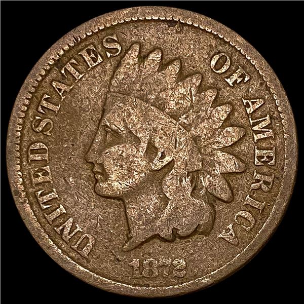 1872 Indian Head Cent LIGHTLY CIRCULATED