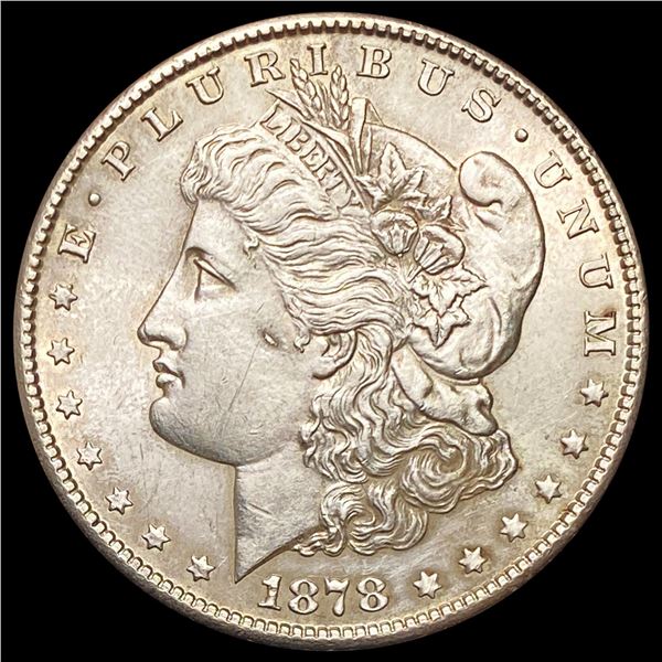 1878-S Morgan Silver Dollar CLOSELY UNCIRCULATED