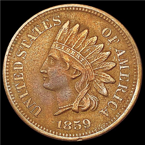 1859 Indian Head Cent CLOSELY UNCIRCULATED
