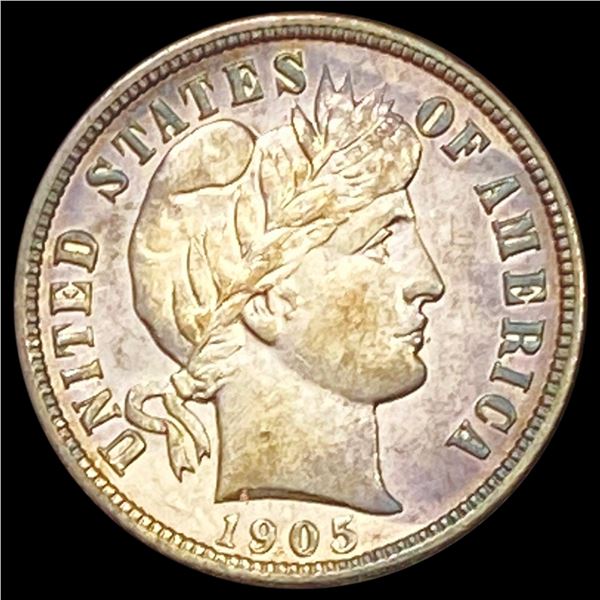 1905 Barber Dime UNCIRCULATED