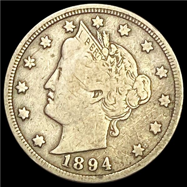 1894 Liberty Victory Nickel NICELY CIRCULATED