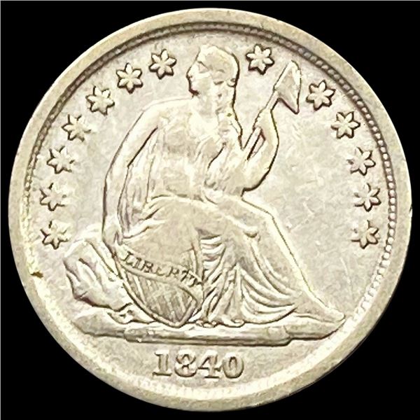 1840-O Seated Liberty Dime NEARLY UNCIRCULATED