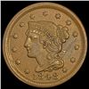 Image 1 : 1848 Braided Hair Large Cent CLOSELY UNCIRCULATED