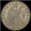 Image 1 : 1877 Seated Liberty Half Dollar CLOSELY UNCIRCULATED