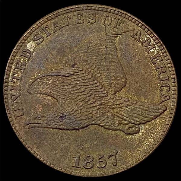 1857 Flying Eagle Cent CLOSELY UNCIRCULATED
