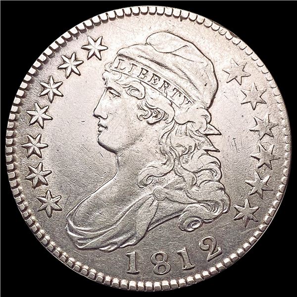 1812 Capped Bust Half Dollar CLOSELY UNCIRCULATED