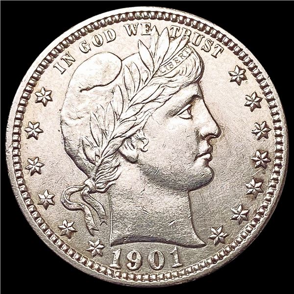 1901 Barber Quarter CHOICE BU