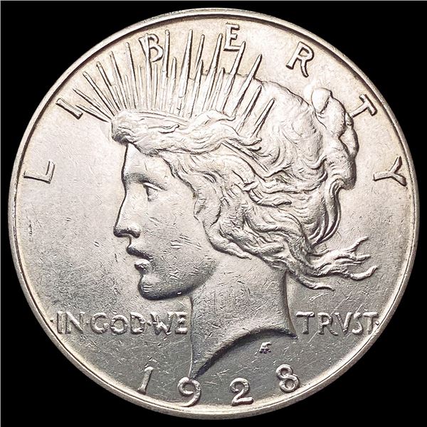 1928-S Silver Peace Dollar CLOSELY UNCIRCULATED
