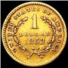 Image 2 : 1853 Rare Gold Dollar UNCIRCULATED
