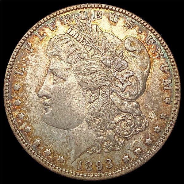 1893 Morgan Silver Dollar CLOSELY UNCIRCULATED