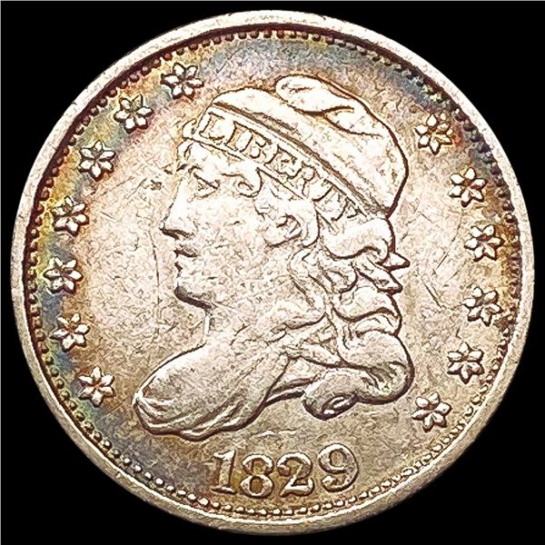 1829 Capped Bust Half Dime LIGHTLY CIRCULATED