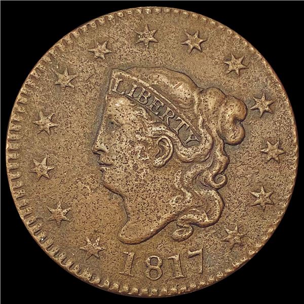 1817 Coronet Head Large Cent LIGHTLY CIRCULATED