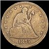Image 1 : 1875-CC Twenty Cent Piece NICELY CIRCULATED