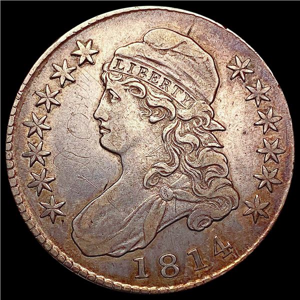 1814 Capped Bust Half Dollar CLOSELY UNCIRCULATED