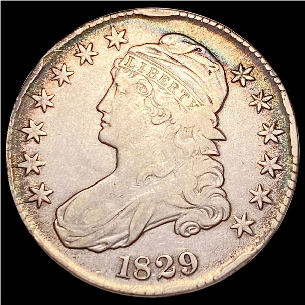 1829 Capped Bust Half Dollar CLOSELY UNCIRCULATED