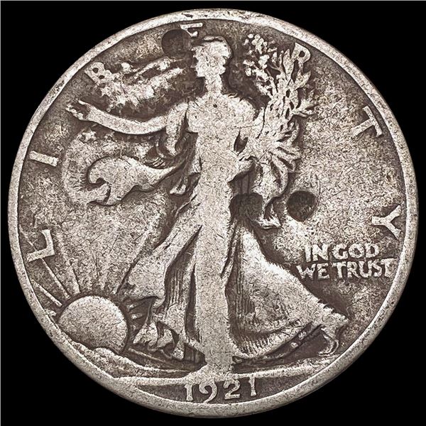 1921-D Walking Liberty Half Dollar NICELY CIRCULATED