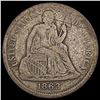 Image 1 : 1863-S Seated Liberty Dime NICELY CIRCULATED