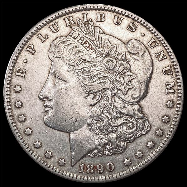 1890-CC Morgan Silver Dollar CLOSELY UNCIRCULATED