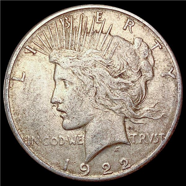 1922-S Silver Peace Dollar NEARLY UNCIRCULATED