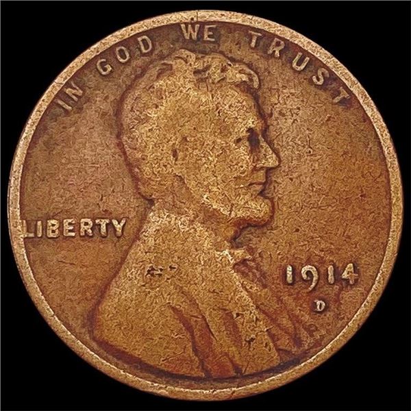 1914-D Wheat Cent NICELY CIRCULATED
