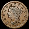 Image 1 : 1851 Braided Hair Large Cent CLOSELY UNCIRCULATED