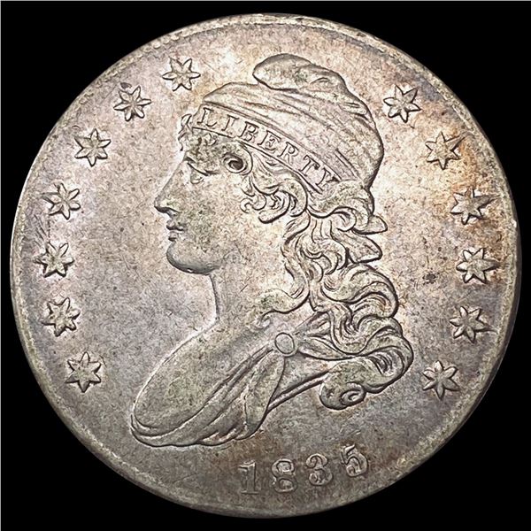 1835 Capped Bust Half Dollar LIGHTLY CIRCULATED