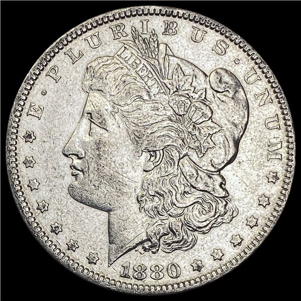1880 Morgan Silver Dollar NEARLY UNCIRCULATED