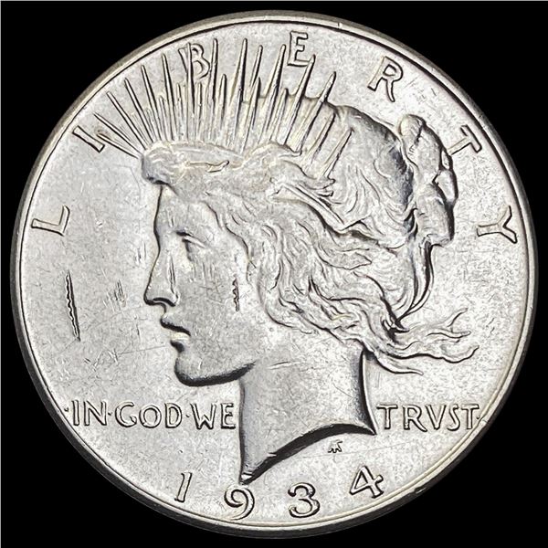 1934 Peace Dollar CLOSELY UNCIRCULATED
