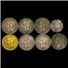 Image 1 : These are U.S. Three-Cent Nickels from v NICELY CIRCULATED