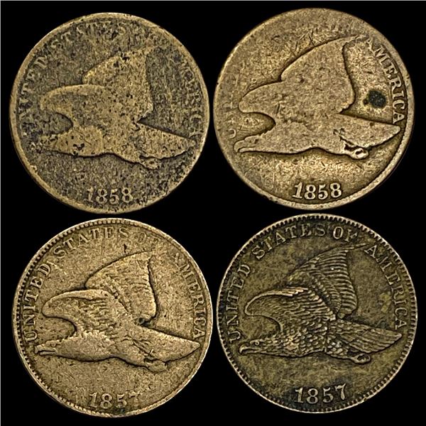 1857-1858 Flying Eagle Cent NICELY CIRCULATED