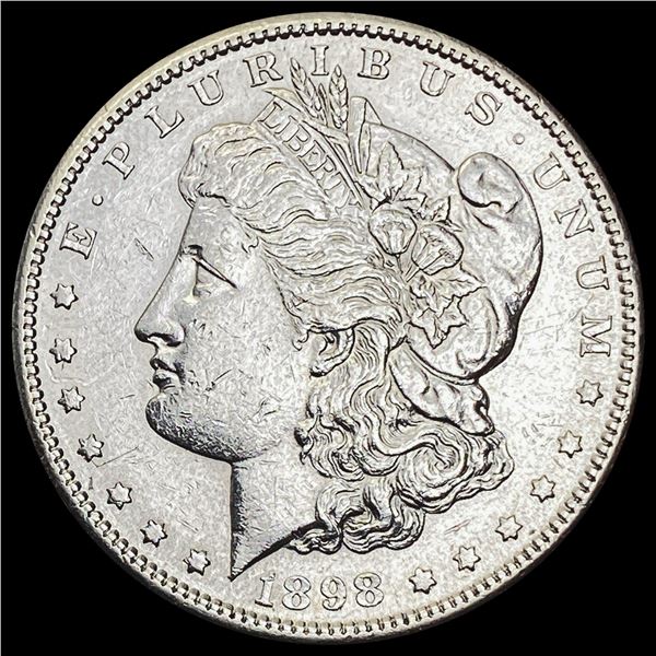1898-S Morgan Silver Dollar CHOICE AU