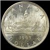 Image 2 : 1965 Canada Silver Dollar UNCIRCULATED