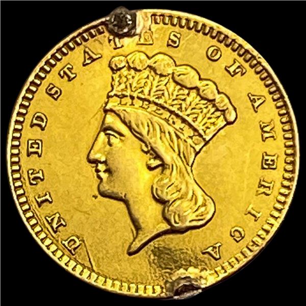 1858 Indian Princess Head Gold Dollar HIGH GRADE