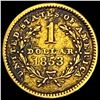 Image 2 : 1853 Liberty Head Gold Dollar HIGH GRADE