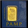 Image 1 : These images show a PAMP Suisse 1g Gold UNCIRCULATED