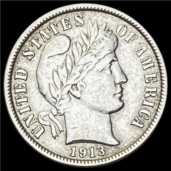 1913 Barber Dime CLOSELY UNCIRCULATED