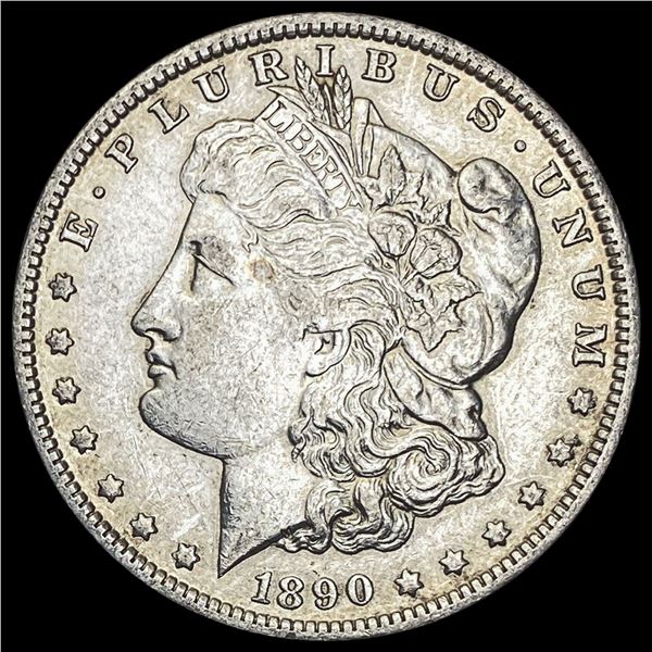 1890 Morgan Silver Dollar NEARLY UNCIRCULATED