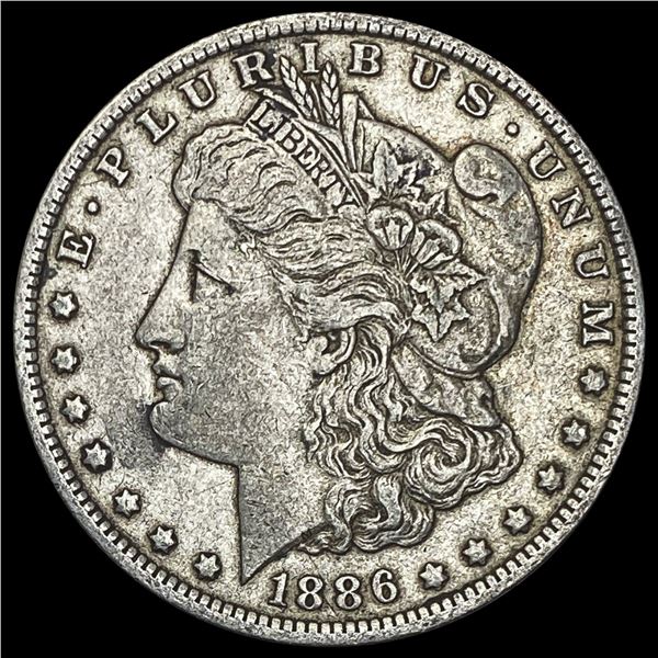 1886-O Morgan Silver Dollar NEARLY UNCIRCULATED