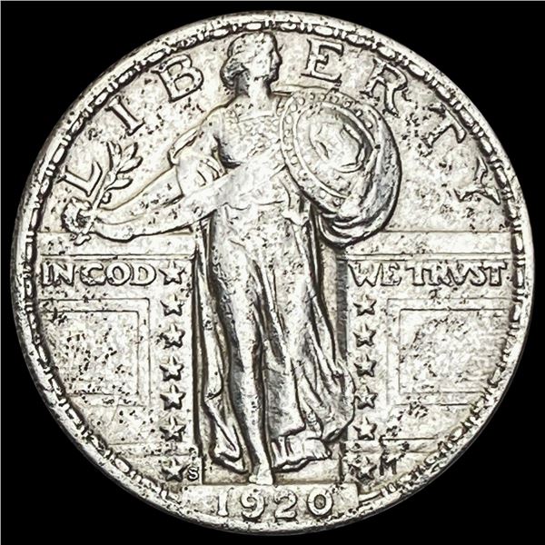 1920-S Standing Liberty Quarter CLOSELY UNCIRCULATED