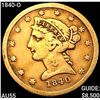 Image 1 : 1840-O $5 Gold Half Eagle HIGH GRADE