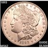 Image 1 : 1893 Morgan Silver Dollar UNCIRCULATED
