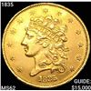 Image 1 : 1835 $5 Gold Half Eagle UNCIRCULATED