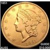 Image 1 : 1851 $20 Gold Double Eagle HIGH GRADE