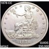 Image 1 : 1878-CC Silver Trade Dollar UNCIRCULATED