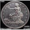 Image 1 : 1880 Silver Trade Dollar CHOICE PROOF CAM