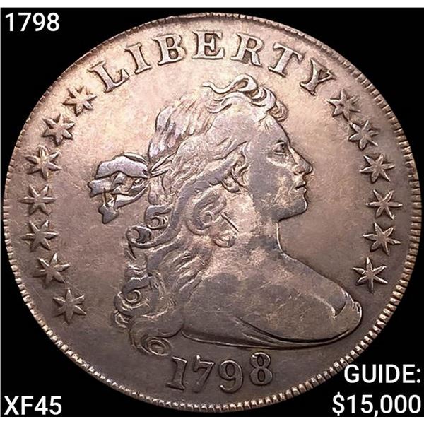 1798 Draped Bust Dollar NEARLY UNCIRCULATED
