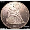 Image 1 : 1842 Seated Liberty Dollar CHOICE BU PL