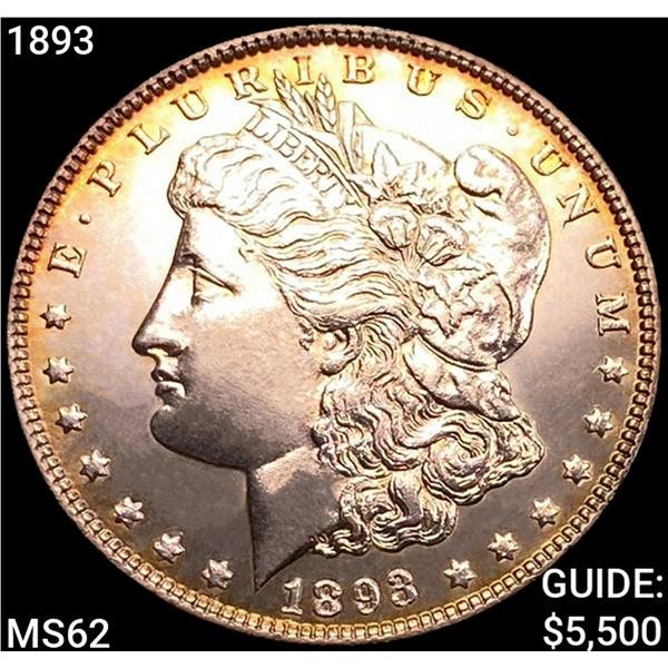 1893 Morgan Silver Dollar UNCIRCULATED