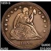 Image 1 : 1859-S Seated Liberty Quarter CLOSELY UNCIRCULATED