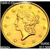 Image 1 : 1849-C Closed Wreath Rare Gold Dollar CHOICE BU+